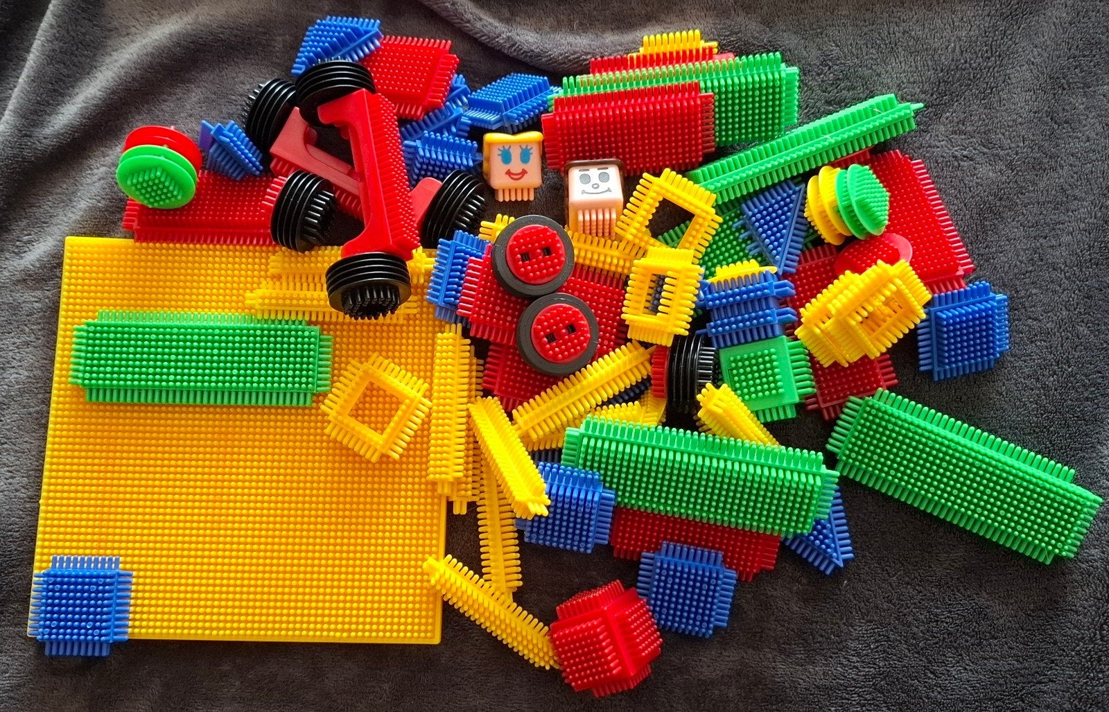 Tas vol Nopper bouwspeelgoed, Ophalen of Verzenden, Zo goed als nieuw, Nopper