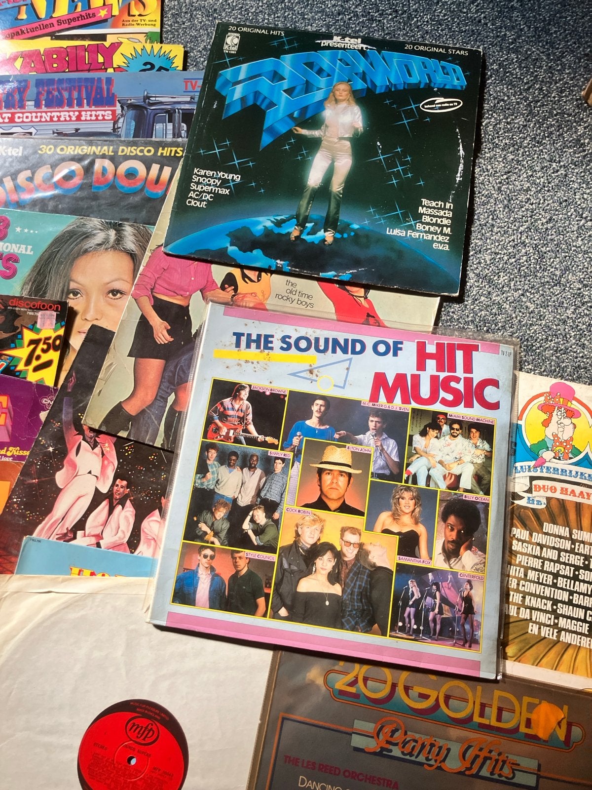 Verzameling van 25 LP's uit de jaren '70 en '80, LP, Gebruikt, Pop, Ophalen of Verzenden