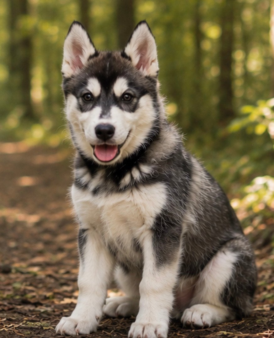 Lief en gezond Pomsky F4 puppy reutje mini husky pup, Dieren en Toebehoren, 8 tot 15 weken, Parvo, Eén hond, Nederland