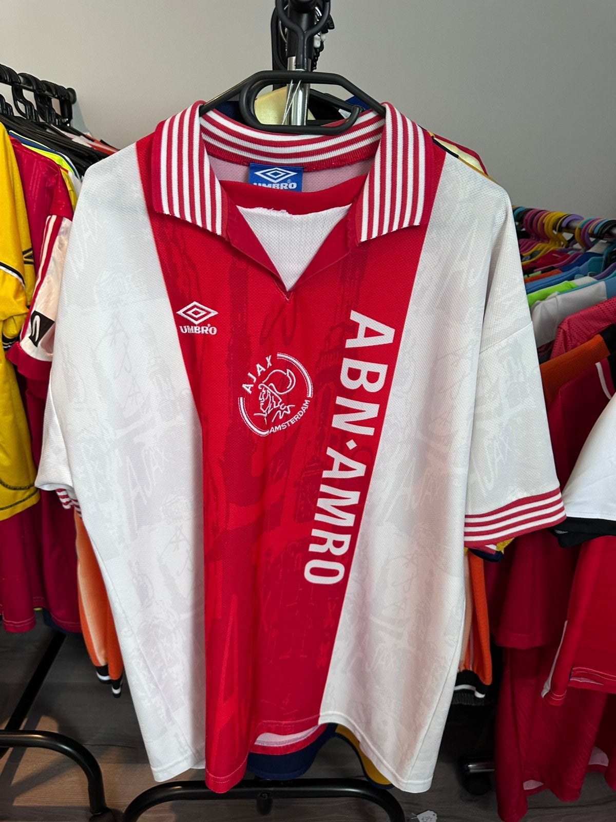 Oud Ajax voetbal shirt uit 1996/1997, Maat L, Verzenden, Zo goed als nieuw, Shirt