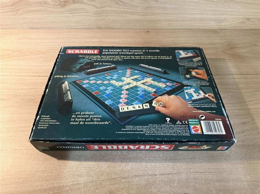 scrabble original - s6944, Verzenden, Zo goed als nieuw