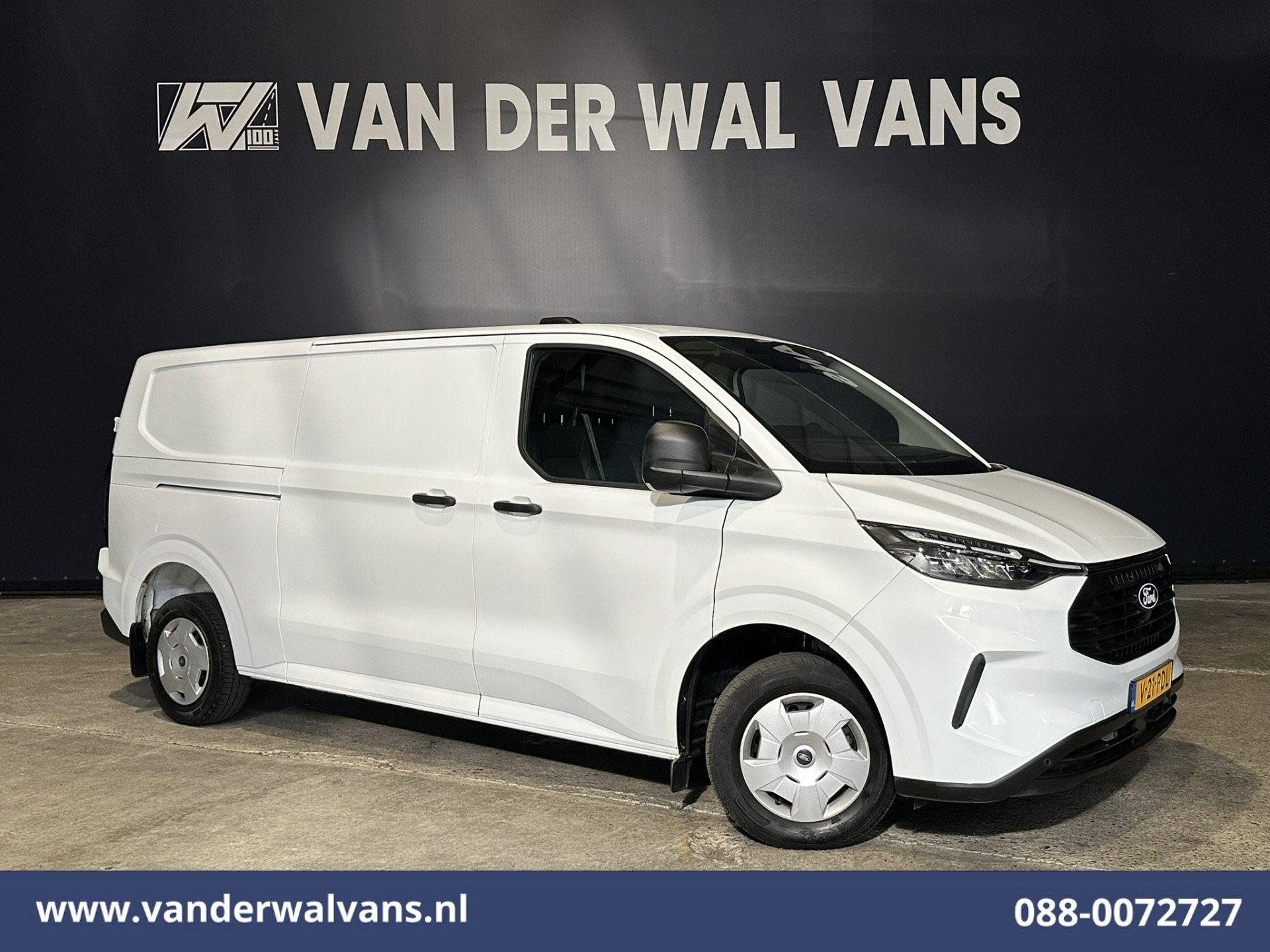 Ford Transit Custom 2.0 TDCI 136pk L2H1 Euro6 Airco | Camera, Auto's, Voorwielaandrijving, 4 cilinders, Wit, Bedrijf