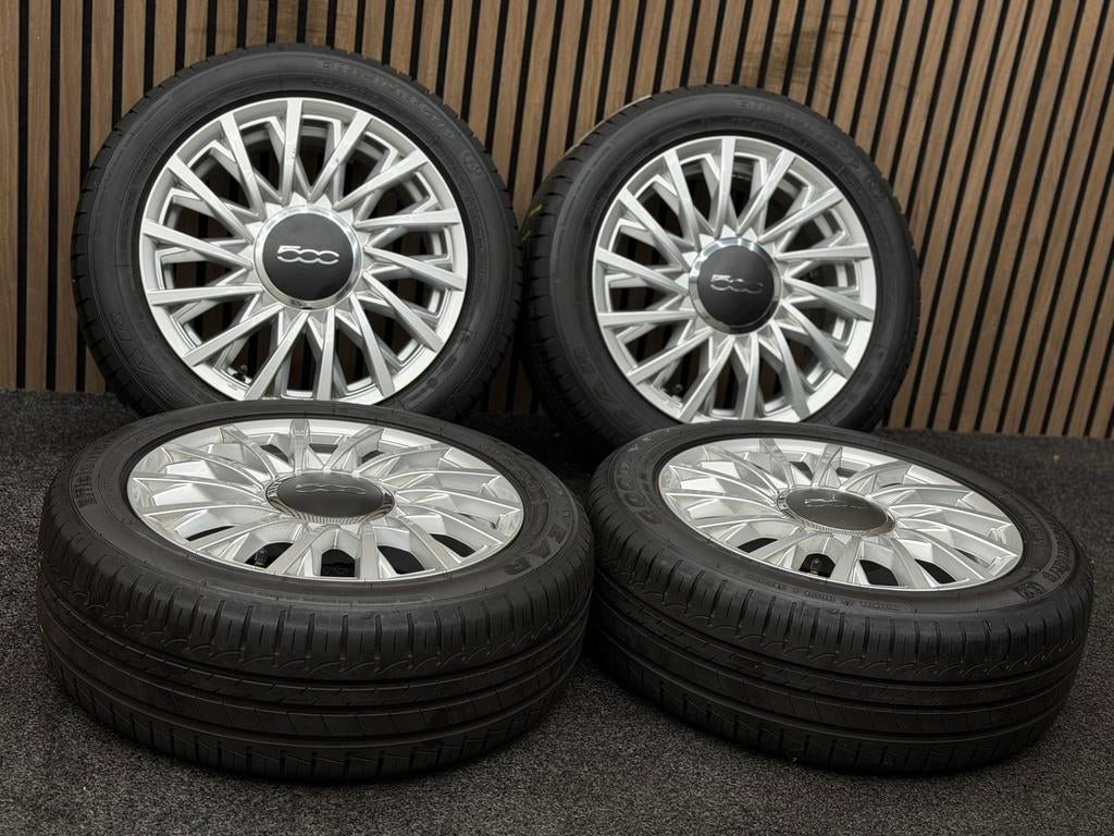 Originele 15 inch Fiat 500 4x98 185/55/15 Goodyear ZGAN!, Auto-onderdelen, Ophalen, 15 inch, ., Banden en Velgen