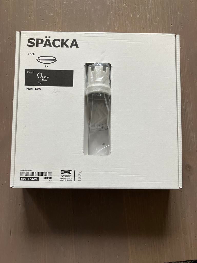 IKEA SPÄCKA Plafond/Plafondlamp - Nieuw in doos, Ophalen of Verzenden, Nieuw