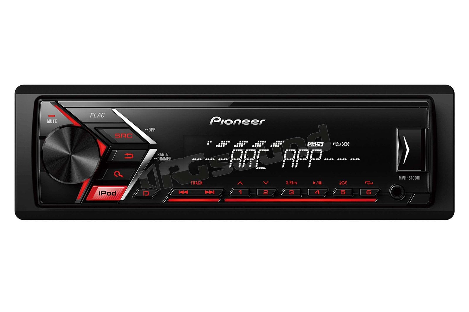 Pioneer MVH-S100BT MET USB&AUX zgan, Ophalen of Verzenden, Zo goed als nieuw