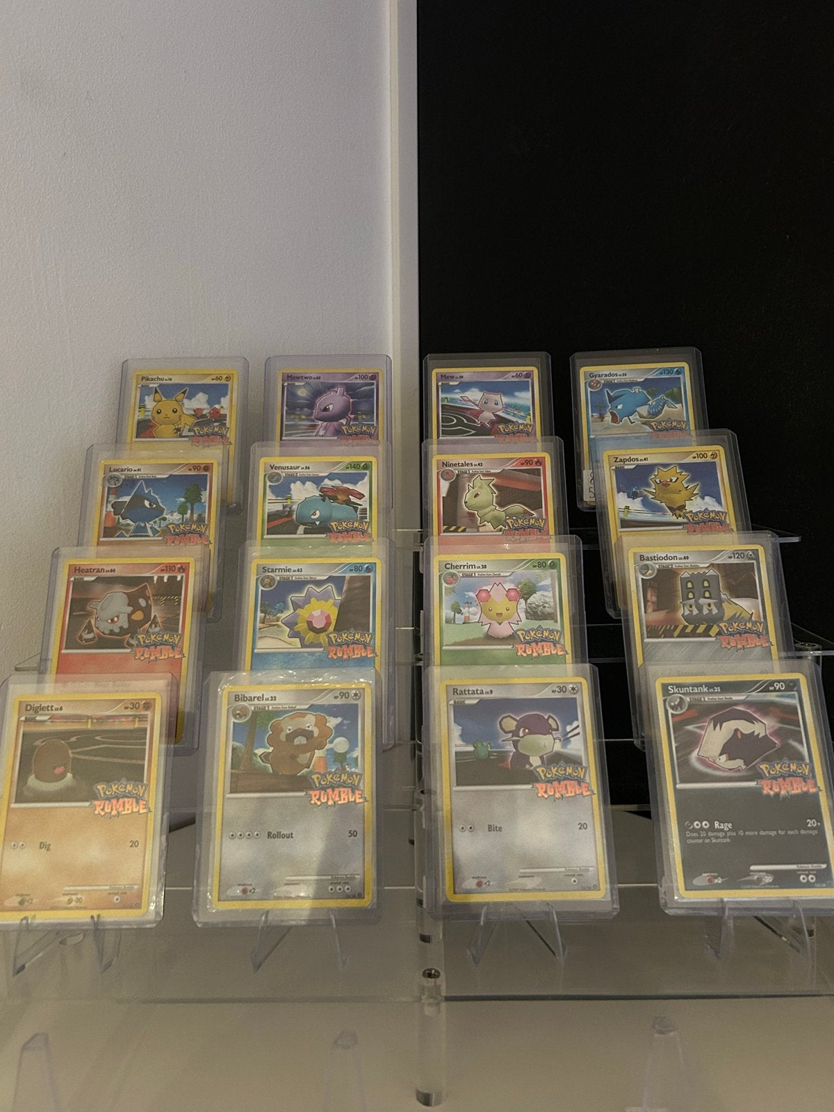 Complete Pokemon Rumble set - 16 kaarten Excellent/NM, Ophalen of Verzenden, Zo goed als nieuw