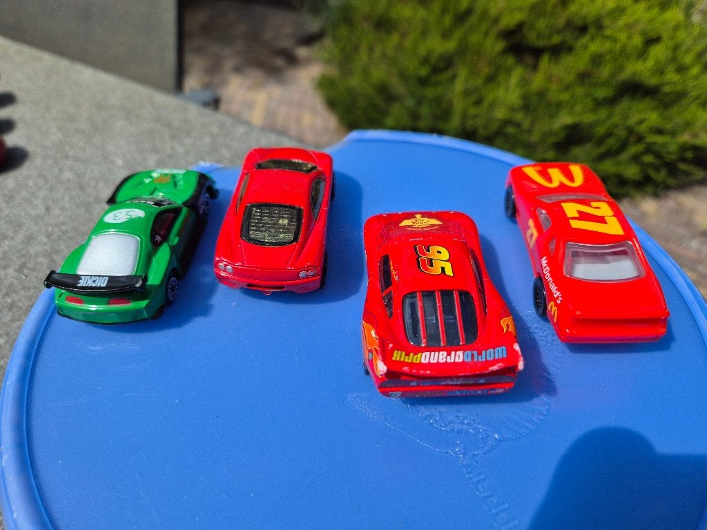 Race Auto,s 4 stuks, Ophalen of Verzenden, Gebruikt