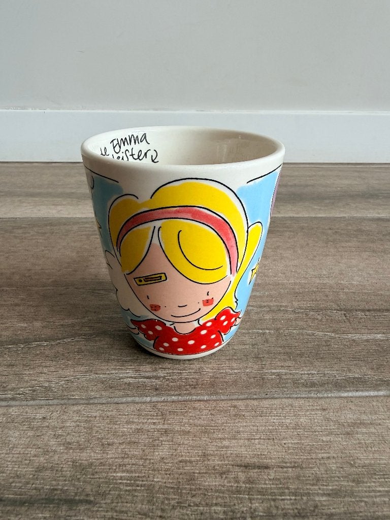 Blond Amsterdam De Emma Pleister mok, Ophalen, Zo goed als nieuw, Kop(pen) en/of Schotel(s), Aardewerk