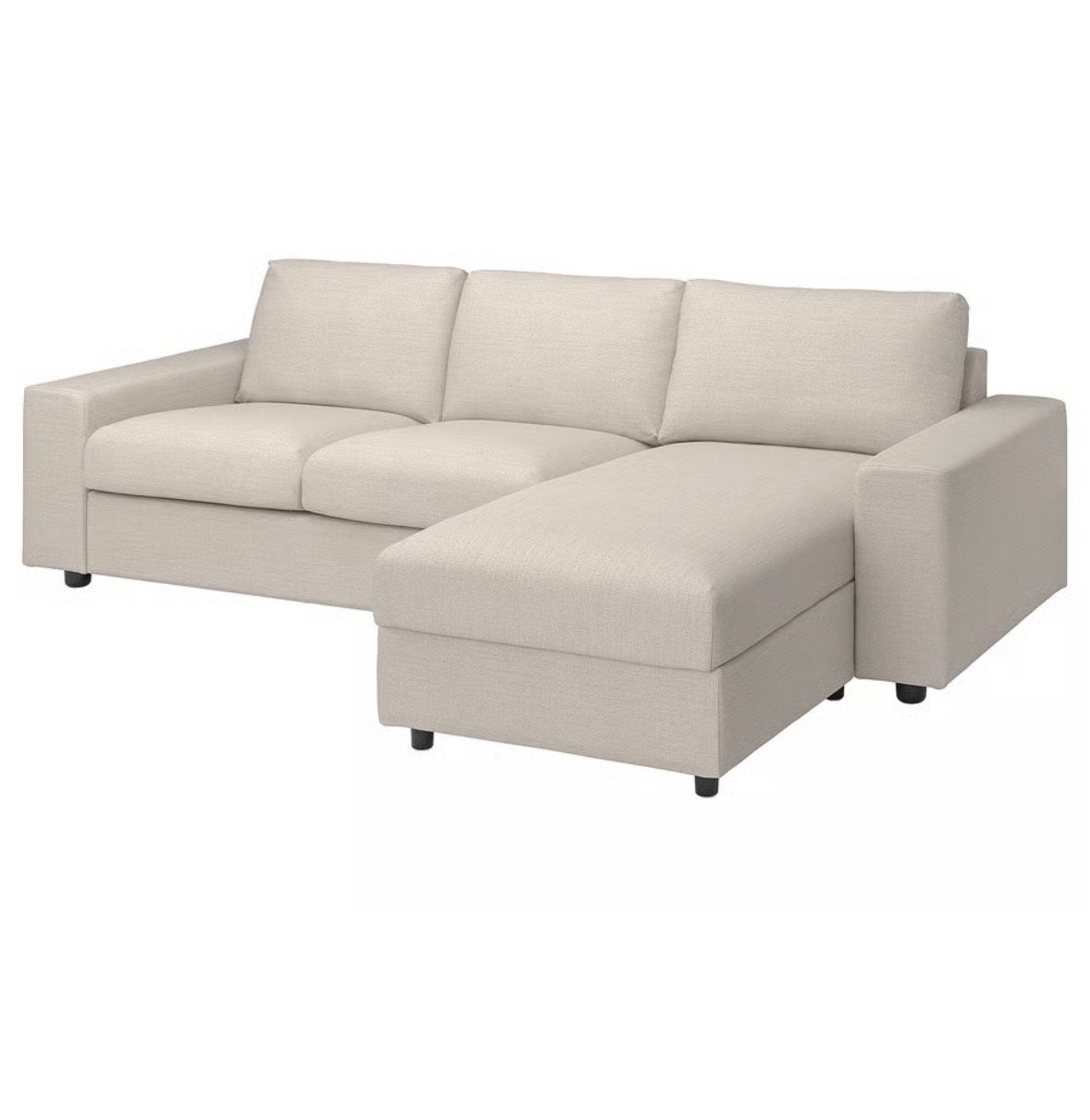 IKEA VIMLE 3-zitsbank met opbergruimte, Ophalen, Gebruikt, Stof