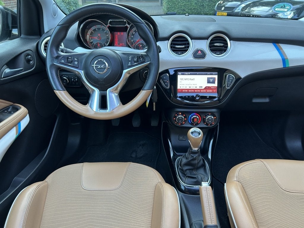 Opel ADAM 1.0 Turbo Rocks Cabrio 17” LMV NL-auto, Auto's, Opel, ADAM, Euro 6, 1041 kg, Met garantie (alle)