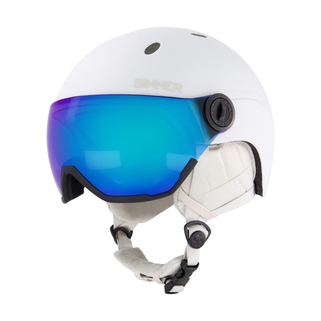 ✅NIEUW✅ Sinner Titan Visor skihelm - Wit, Sport en Fitness, Overige merken, Overige typen, Nieuw, Ophalen of Verzenden
