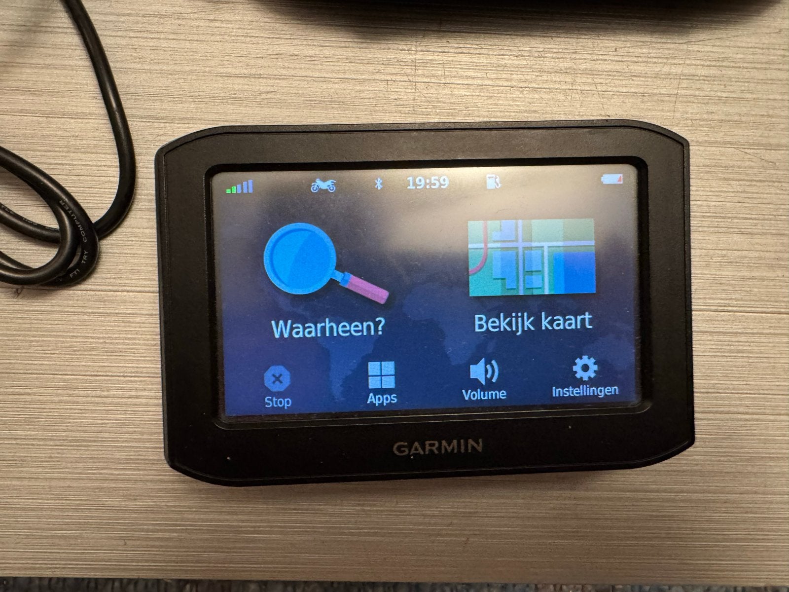Garmin zumo 396 LMT-S met GTM 36 Traffic Receiver, Motoren, Ophalen of Verzenden, Zo goed als nieuw
