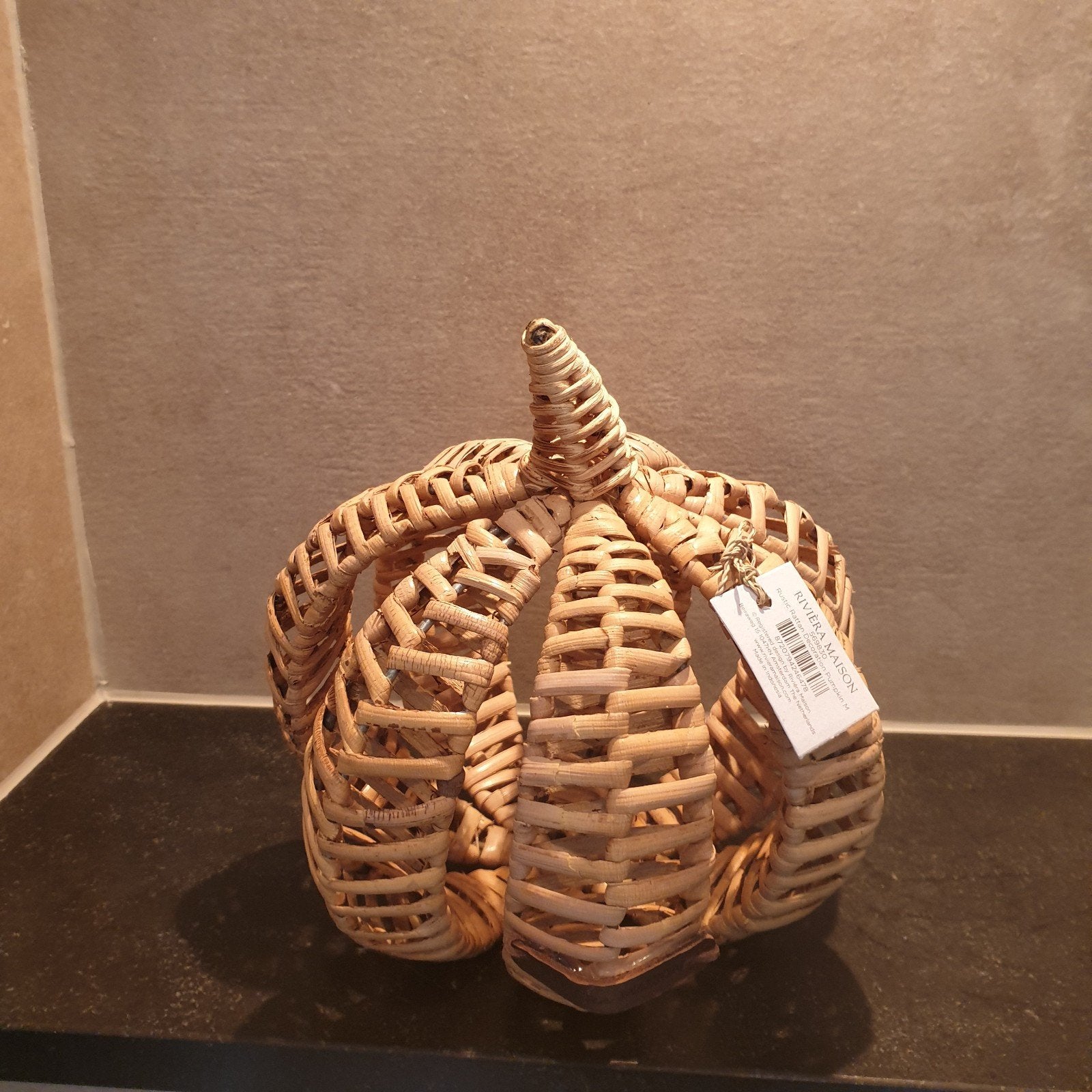 riviera maison rustic rattan pumpkin S 25%, Huis en Inrichting, Ophalen, Nieuw