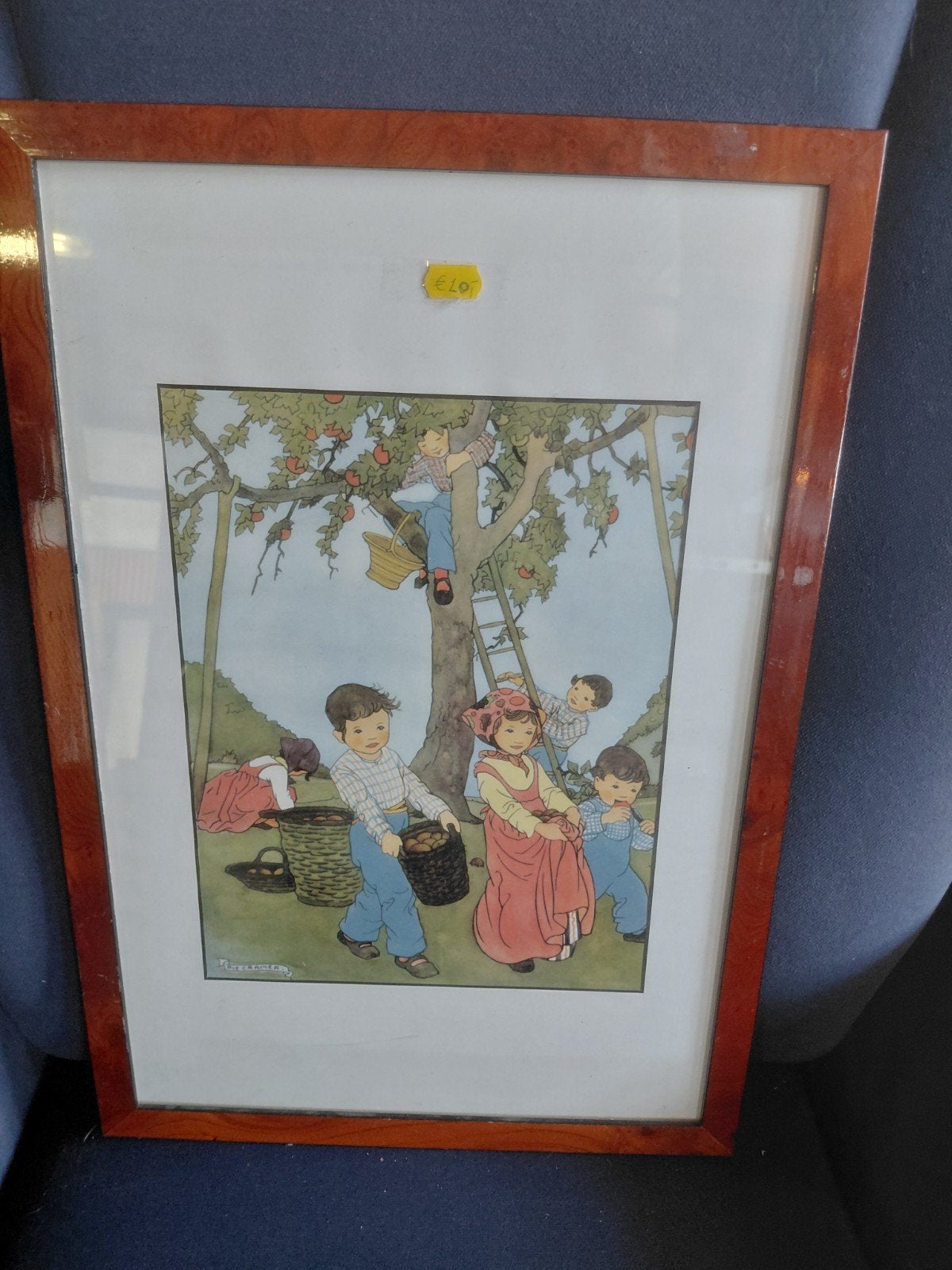 Kinder afbeelding, Antiek en Kunst, Ophalen