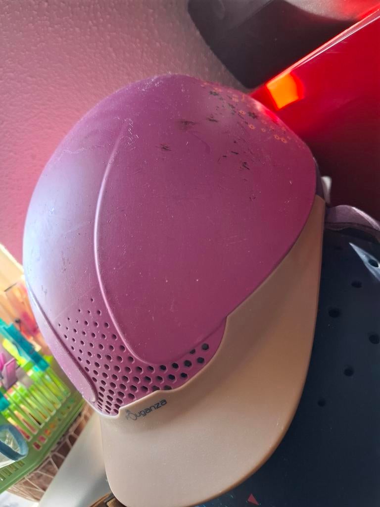Paardrij helm, Ophalen
