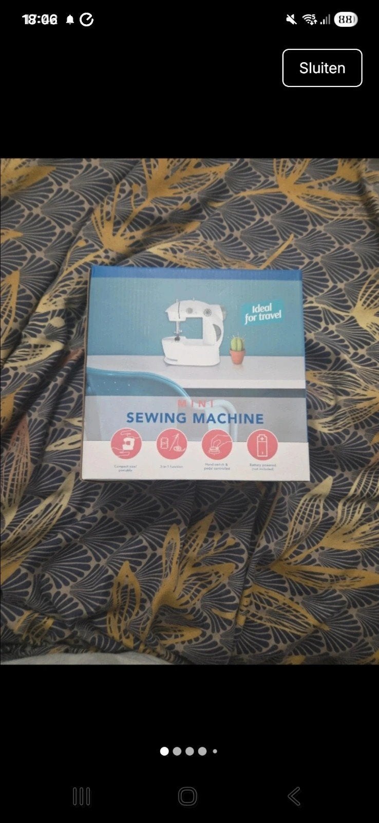 Zo goed als nieuwe naaimachine, slechts 1x gebruikt, Ophalen of Verzenden, Zo goed als nieuw, Naaimachine, Overige merken