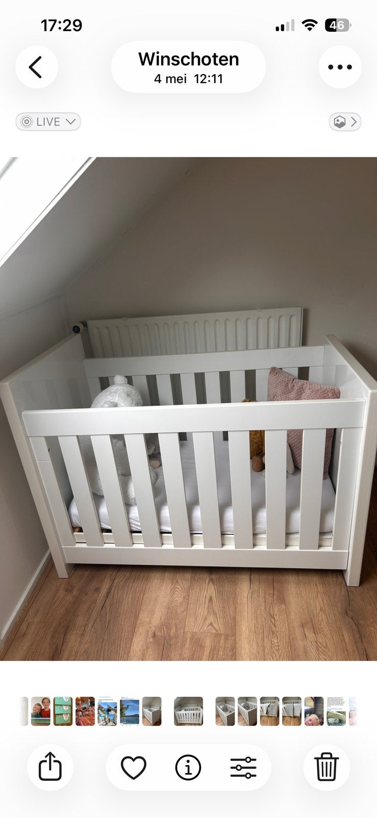 Comming kids ledikantje, Kinderen en Baby's, Kinderkamer | Complete kinderkamers, Ophalen, Zo goed als nieuw, Jongetje of Meisje