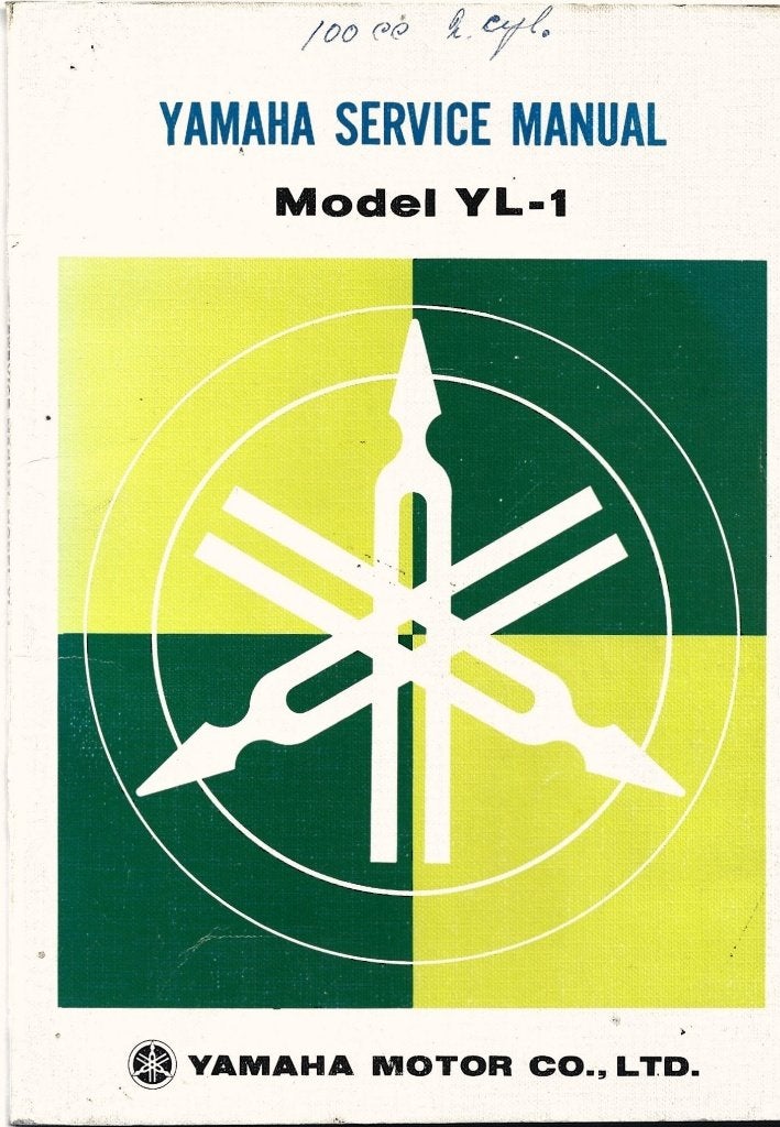 Yamaha YL 1 service manual (8052z) motor 1970, Verzenden, Yamaha