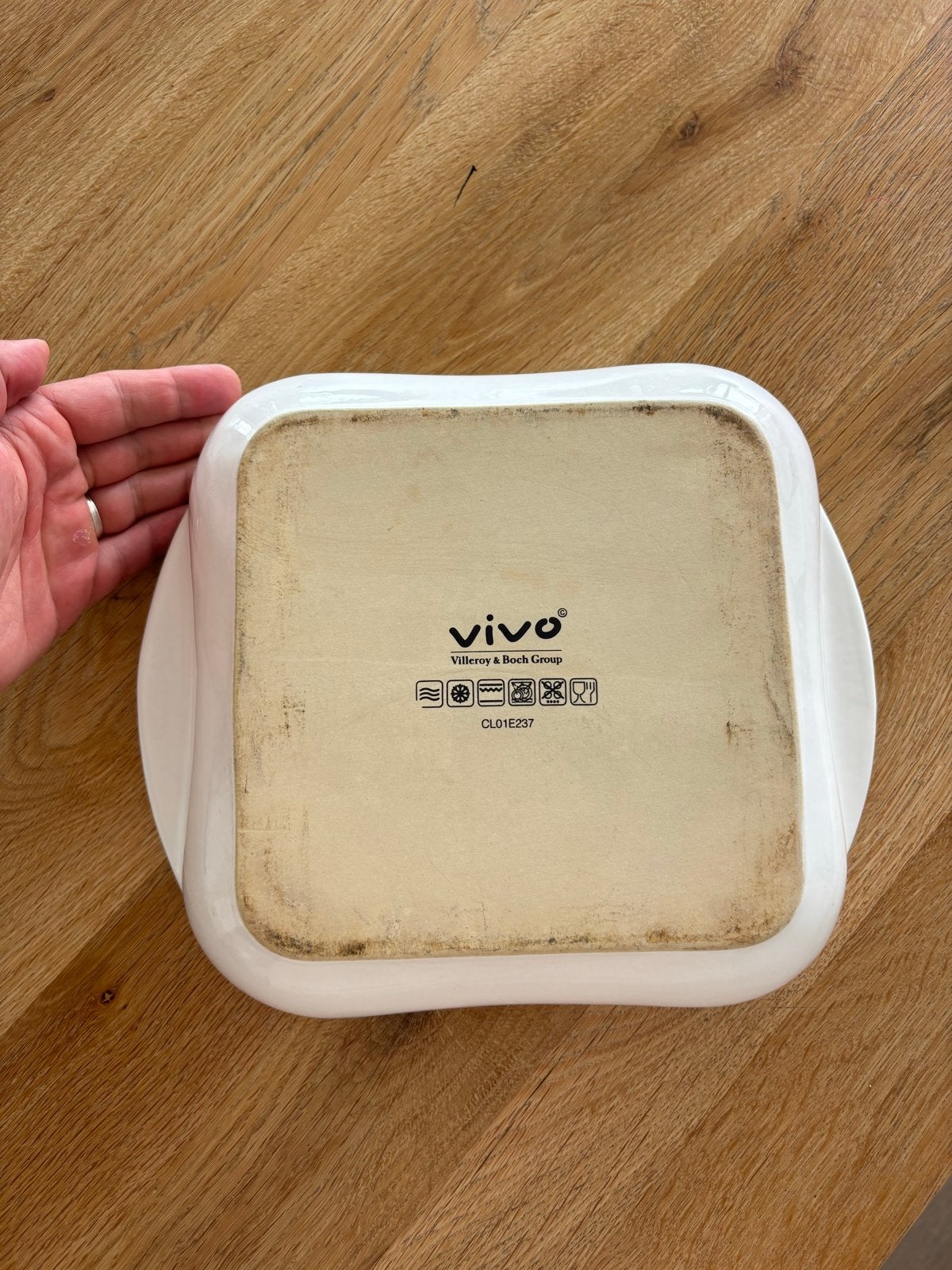 Villeroy & Boch Vivo ovenschaal wit, Huis en Inrichting, Keuken | Servies, Ophalen of Verzenden, Gebruikt, Keramiek, Schaal of Schalen