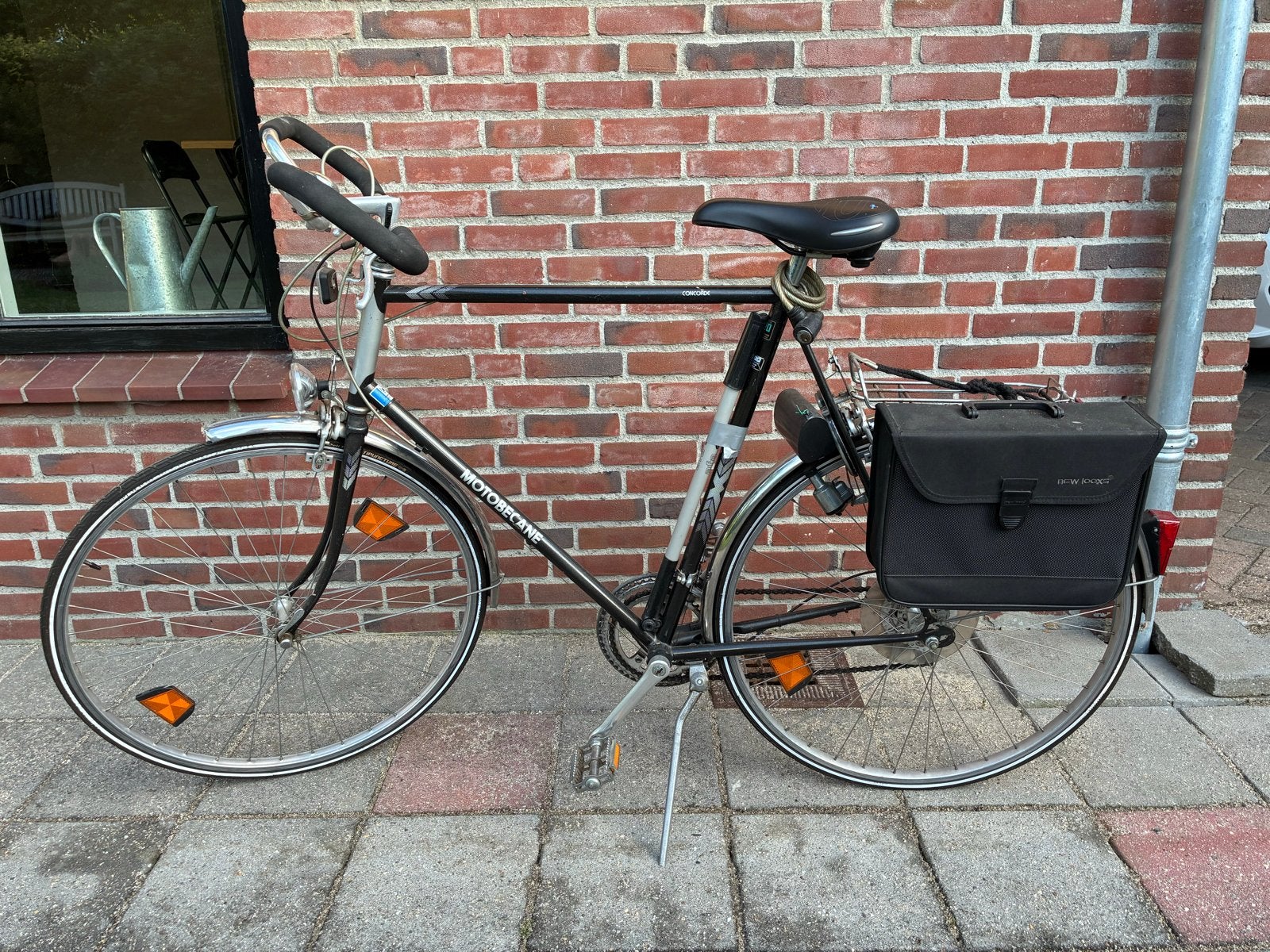 Motobecane stadsfiets - Klassieke herenfiets, Gebruikt, Velgrem, Versnellingen, 57 tot 61 cm