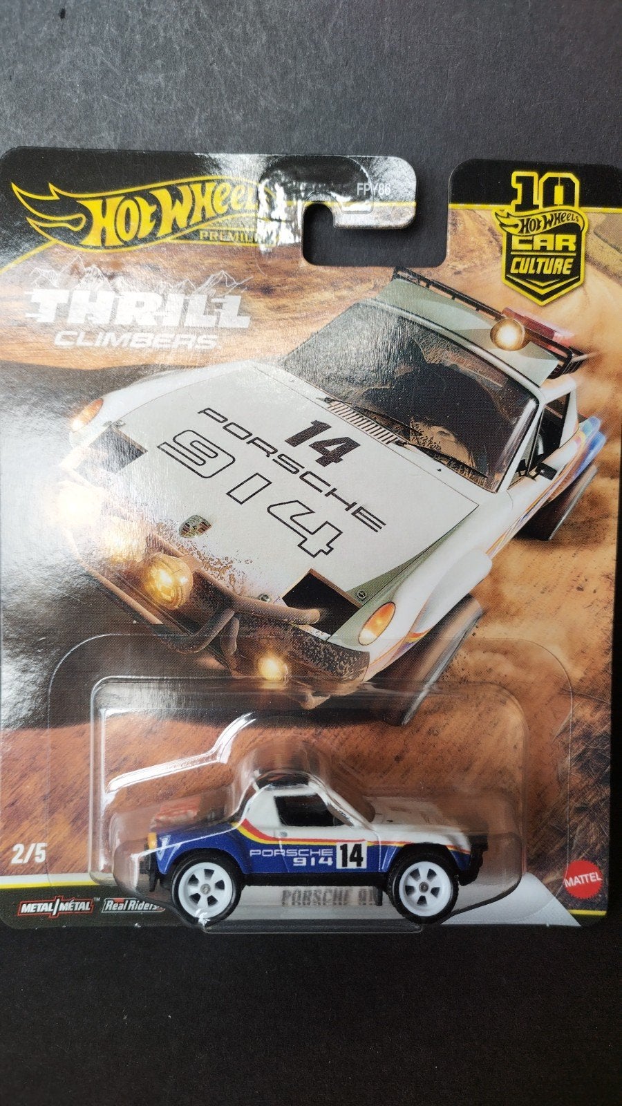 Porsche 914 Safari Rothmans 1:64 Hotwheels Premium Pol, Auto, Verzenden, Nieuw, M