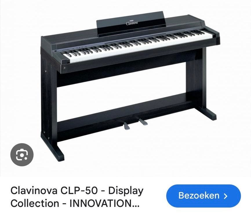 Yamaha clavinova CLP 50, Muziek en Instrumenten, Ophalen, Gebruikt, Zwart