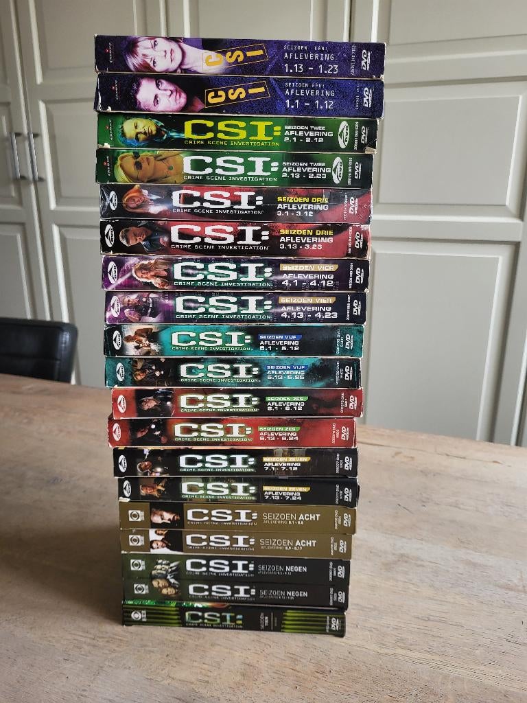 DVD CSI Las Vegas seizoen 1,2,3,4,5,6,7,8,9!, Vanaf 12 jaar, Ophalen of Verzenden, Zo goed als nieuw, Actie en Avontuur