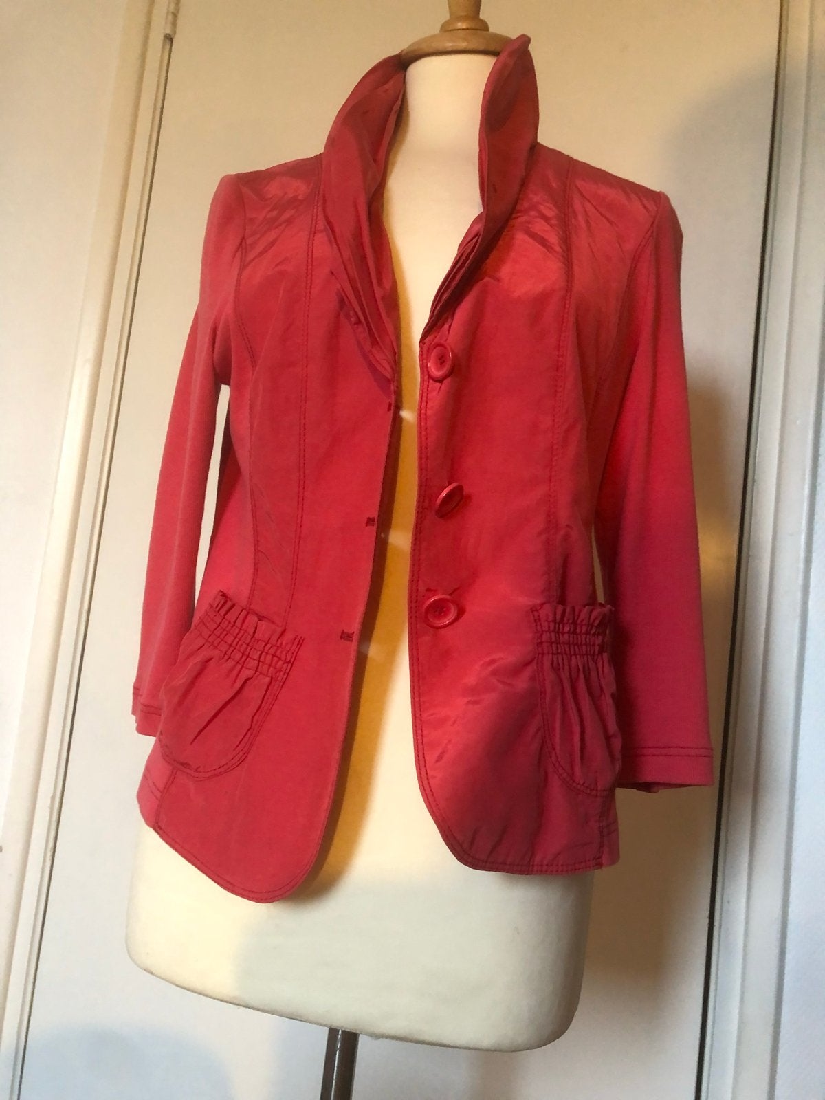 TAIFYN  rood jasje/blazer maat 38/40 (M), Ophalen of Verzenden, Zo goed als nieuw, Maat 38/40 (M), Rood