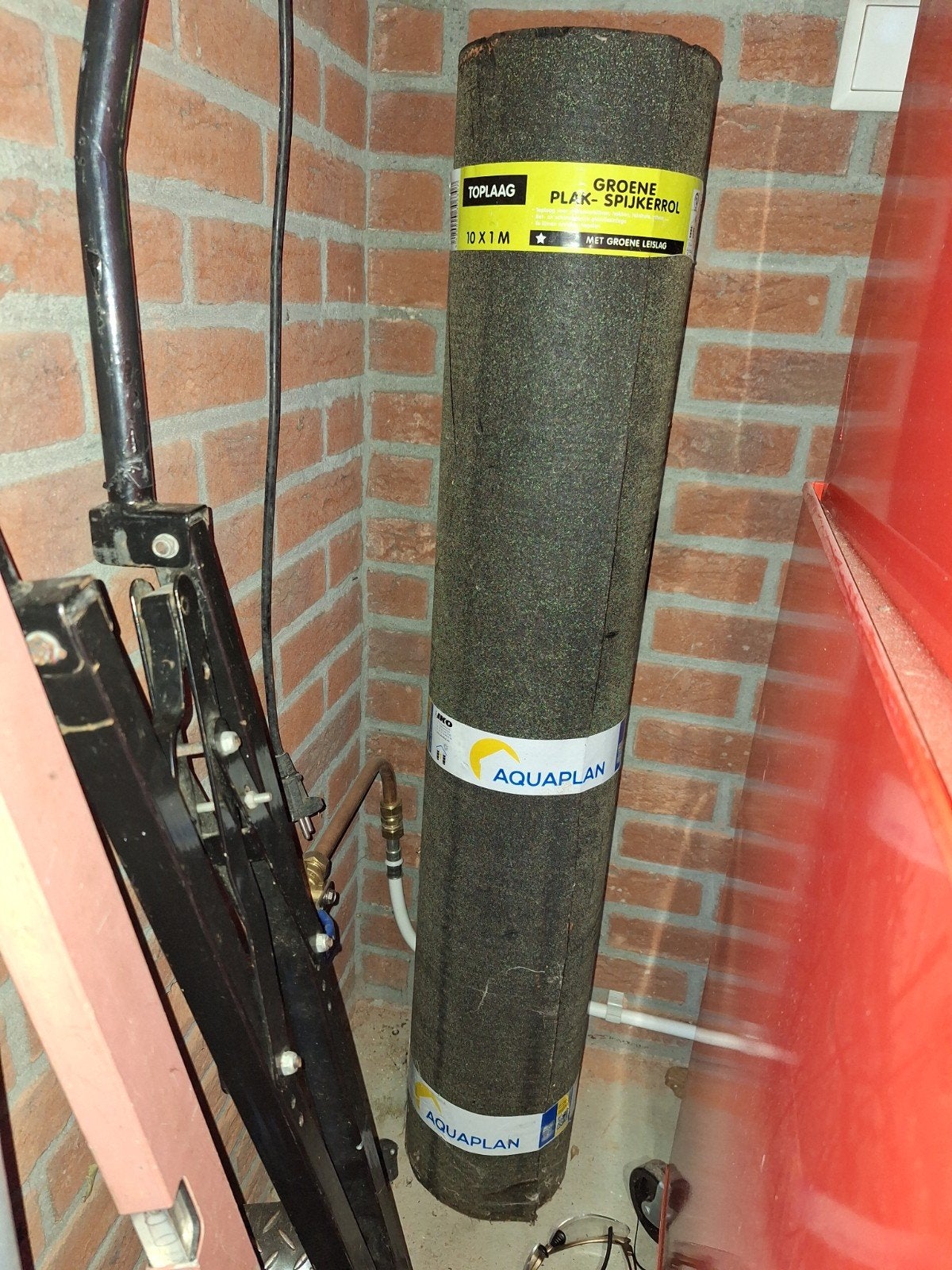 Aquaplan volle rol., Ophalen, Overige materialen, Zwart, Nieuw
