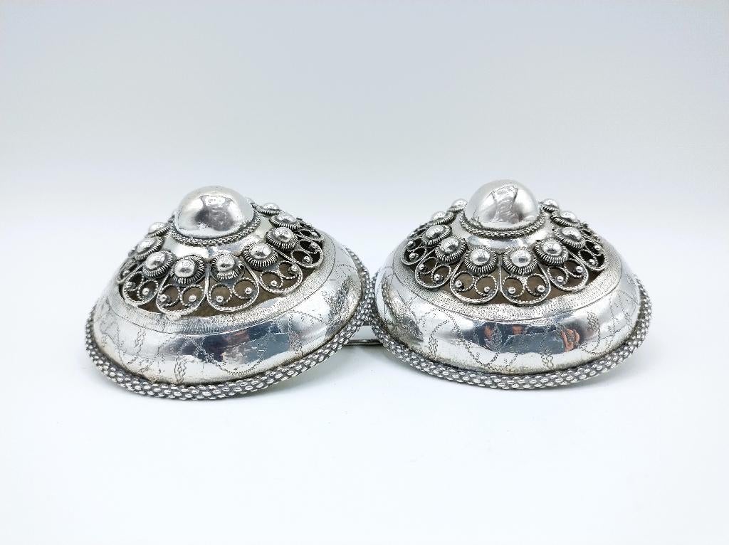 Forse zilveren broekstukken, Zuid-Beveland, 1900