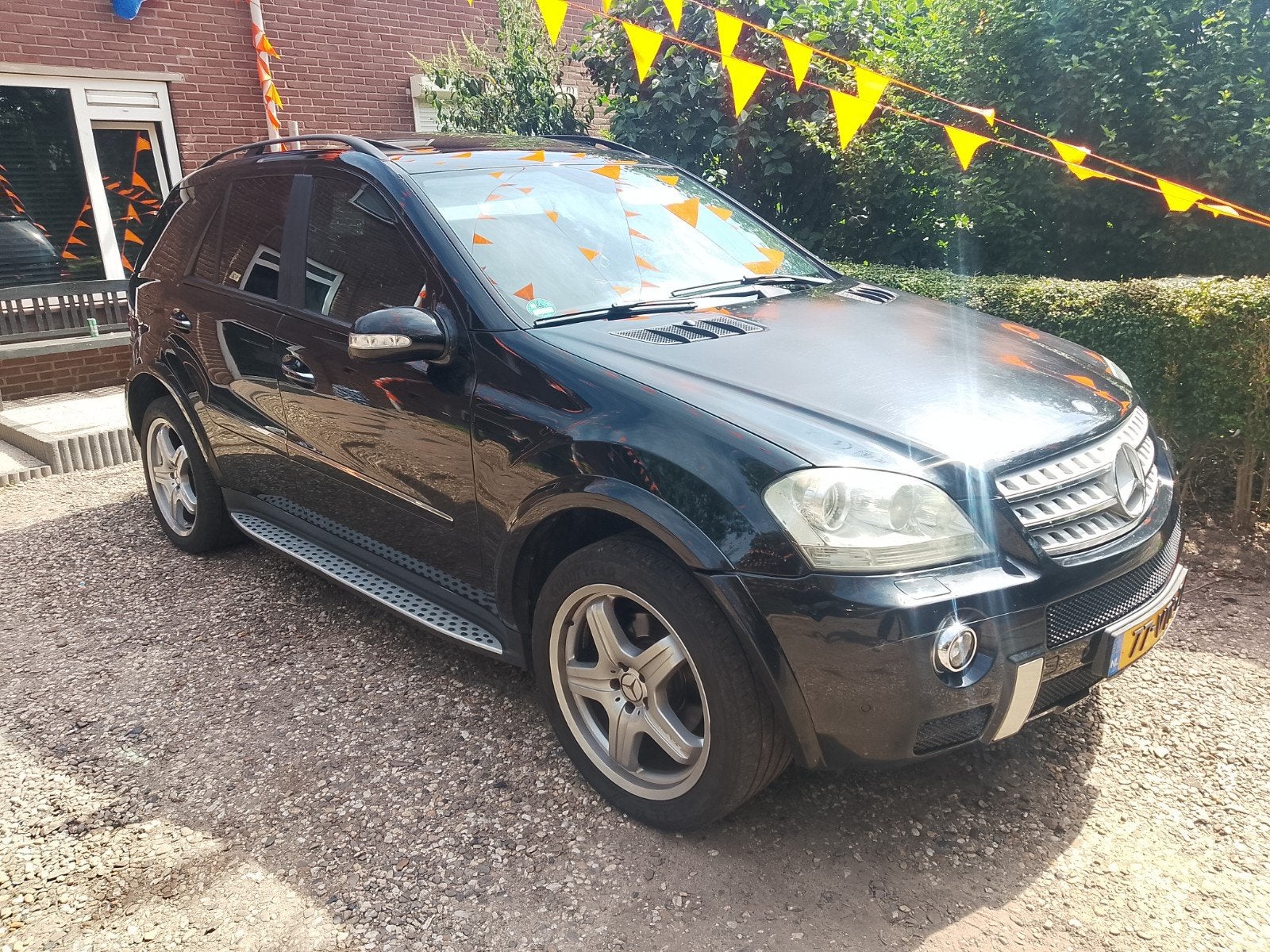 Dikke Mercedes ML 320 CDI Grijskenteken AMG inruil mogelijk, Auto's, Automaat, Leder en Stof, Diesel, 2 stoelen
