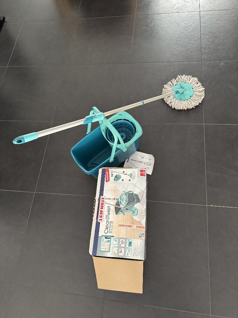 Leifheit CleanTwist Mop, Huis en Inrichting, Ophalen, Mop of Dweil