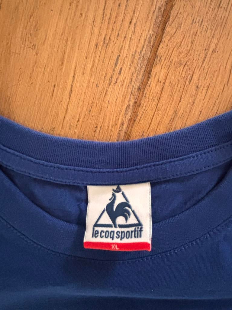 Le Coq Sportif T-shirt Blauw Maat XL, Ophalen of Verzenden, Zo goed als nieuw