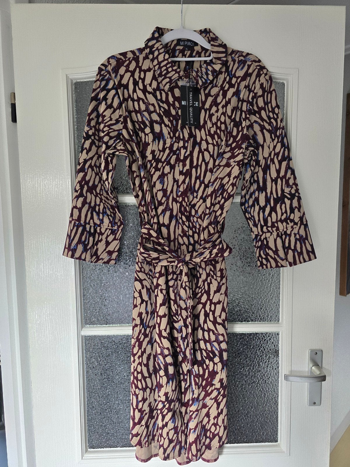 nieuw mi piace xl burgundy latte, Kleding | Dames, Ophalen of Verzenden, Nieuw, Maat 46/48 (XL) of groter, Onder de knie