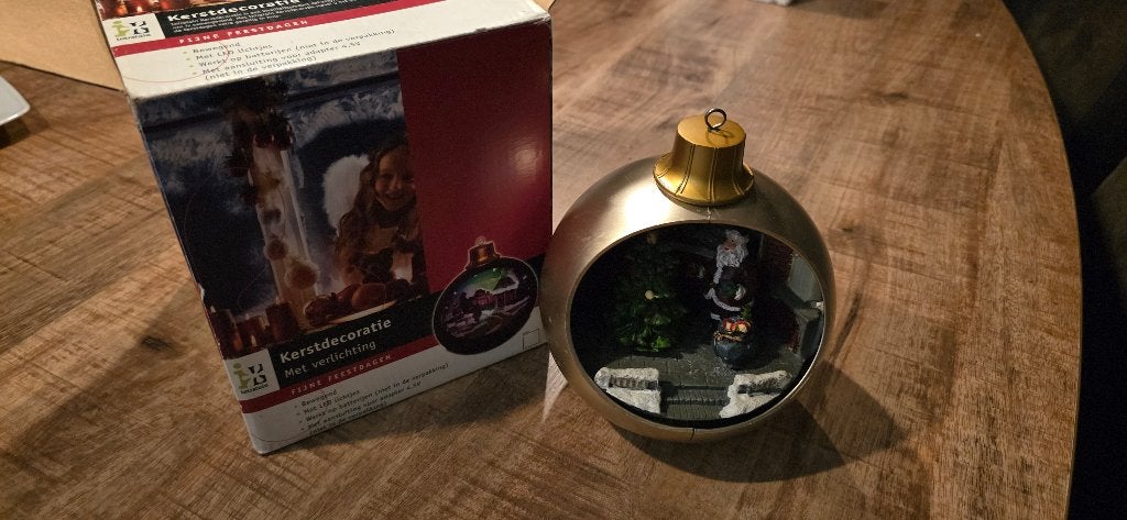 Kerstdecoratie met verlichting, Ophalen of Verzenden, Gebruikt