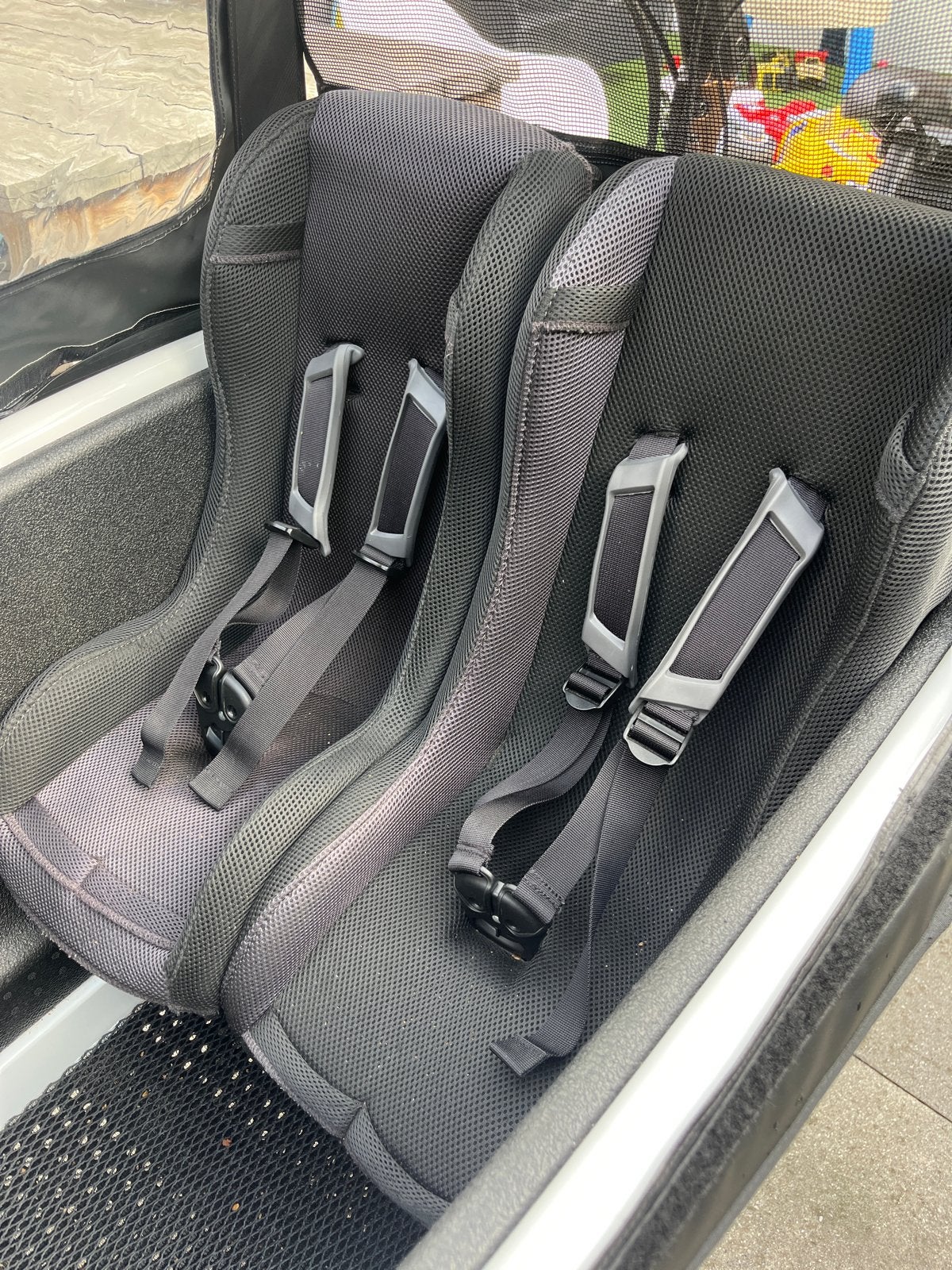 2 Melia peuter Schalen voor in Bakfiets, Ophalen of Verzenden, Gebruikt