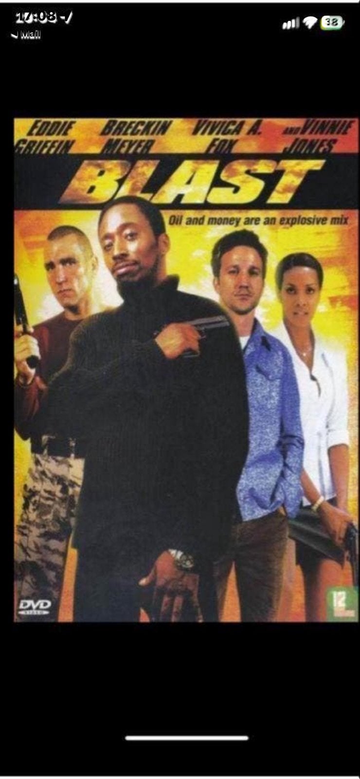 Blast (DVD) - Actiethriller met Eddie Griffin en Vinnie Jone, Nederlands, Actiethriller, Ophalen of Verzenden, Vanaf 12 jaar
