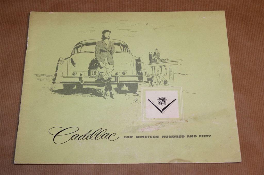 Oude reclame-uitgave Cadillac - 1950 !!, Ophalen of Verzenden, Zo goed als nieuw