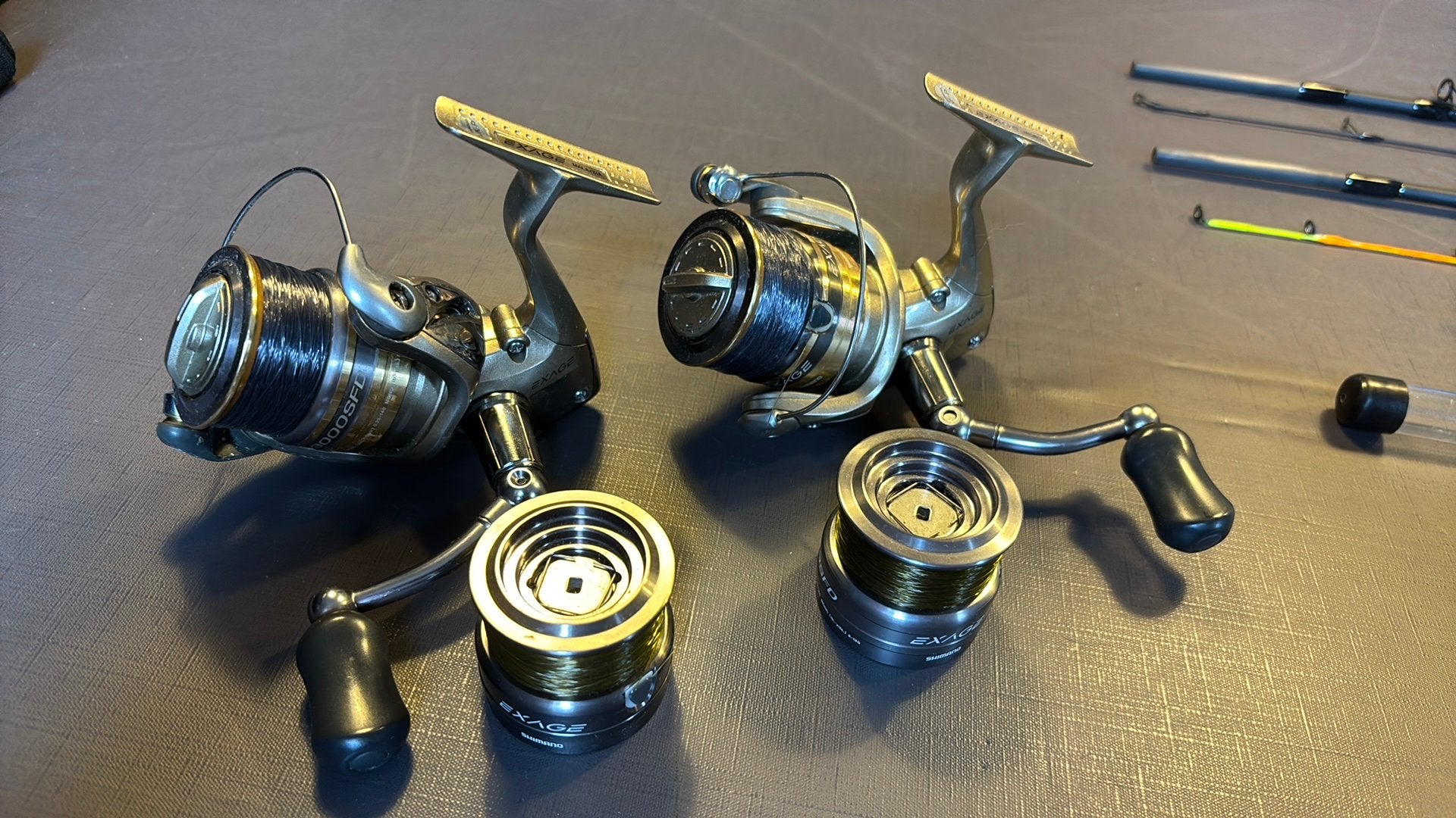 Shimano exage3000sfd 2st€100,-, Ophalen, Zo goed als nieuw, Molen