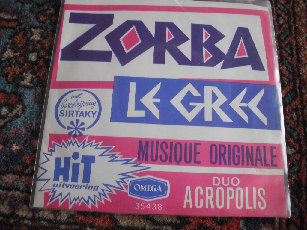 Duo Acropolis - Zorba le Griek, Ophalen of Verzenden, Zo goed als nieuw, Nederlandstalig
