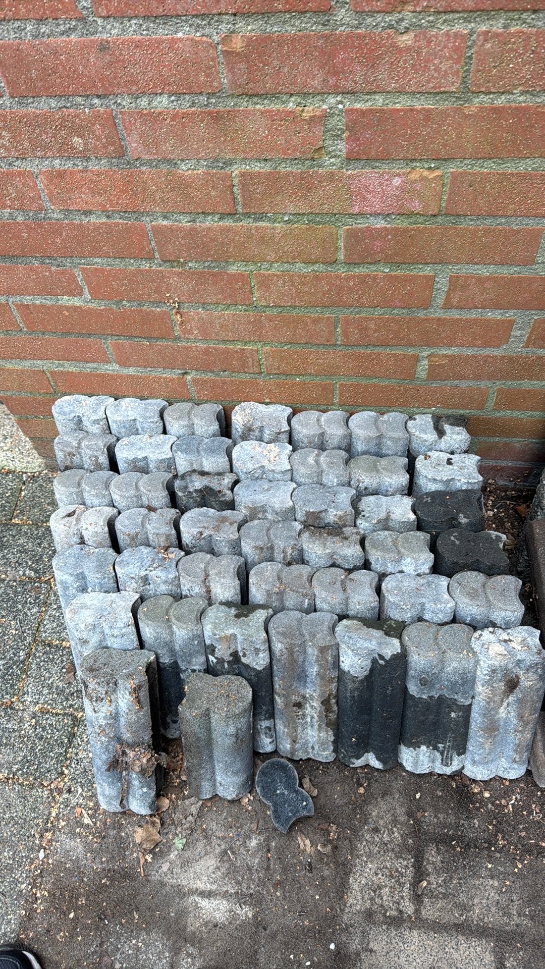 Border gratis afhalen (circa 4meter), Tuin en Terras, Ophalen, Zo goed als nieuw