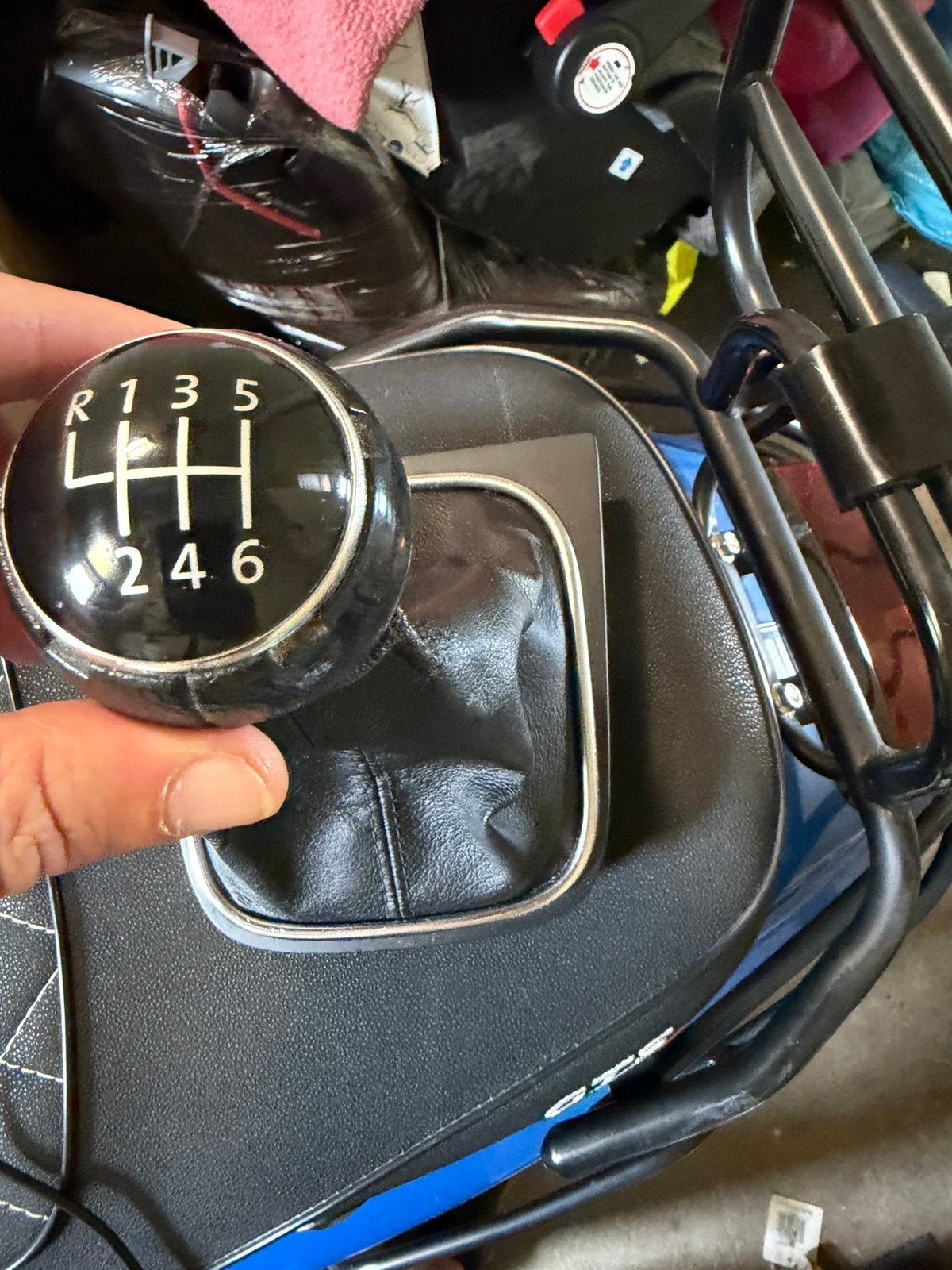 Versnellingspook knop met hoes golf 6, Ophalen of Verzenden