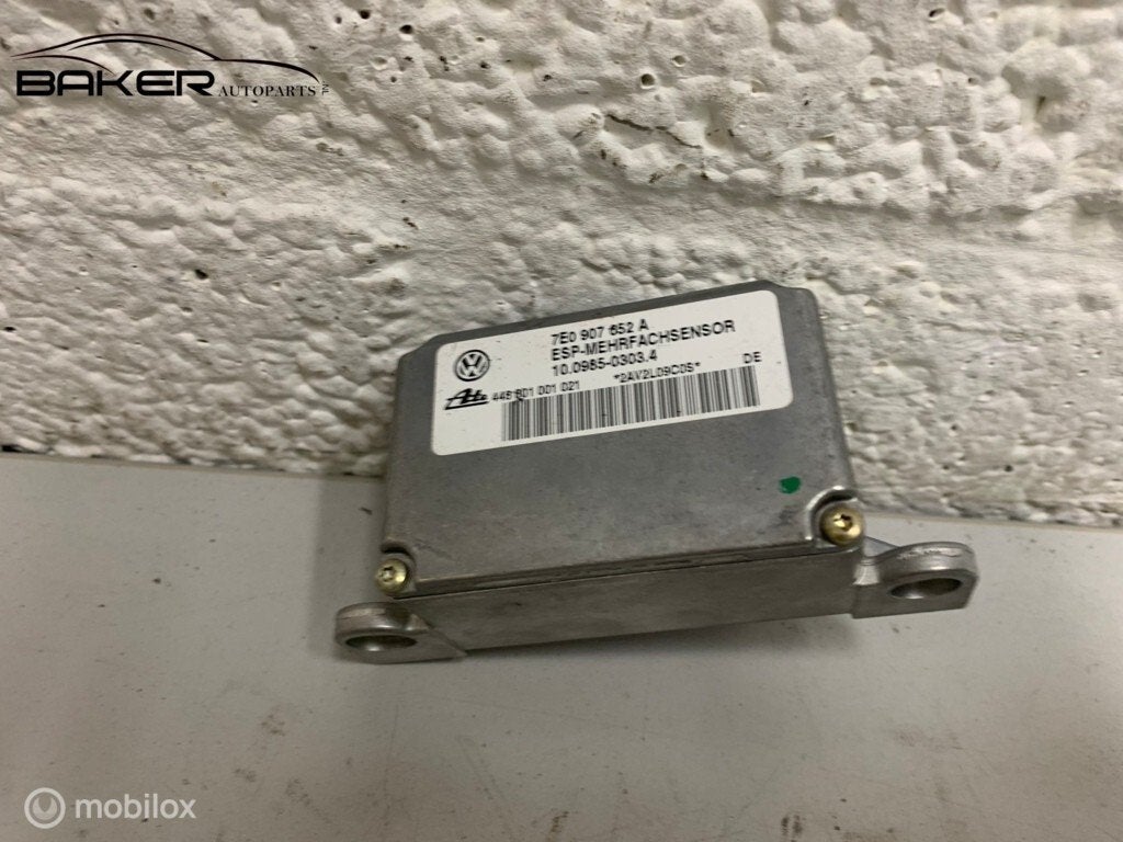 ESP duo sensor Volkswagen Touareg I ('02-'09) 7E0907652A, Gebruikt, Volkswagen, Ophalen of Verzenden, Volkswagen