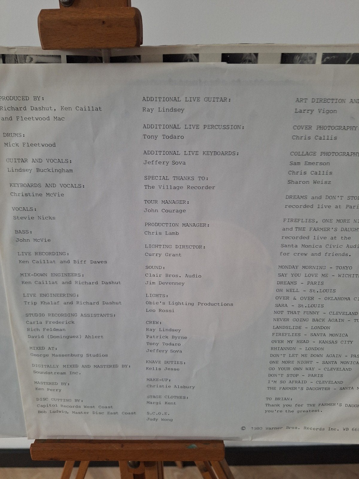 Foto 11 van Fleetwood Mac Live dubbel-LP - Zeldzame originele persing198