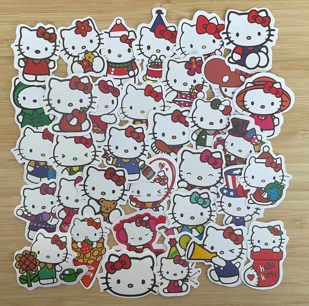Hello Kitty stickers, Verzenden, Nieuw, Meerdere stickers