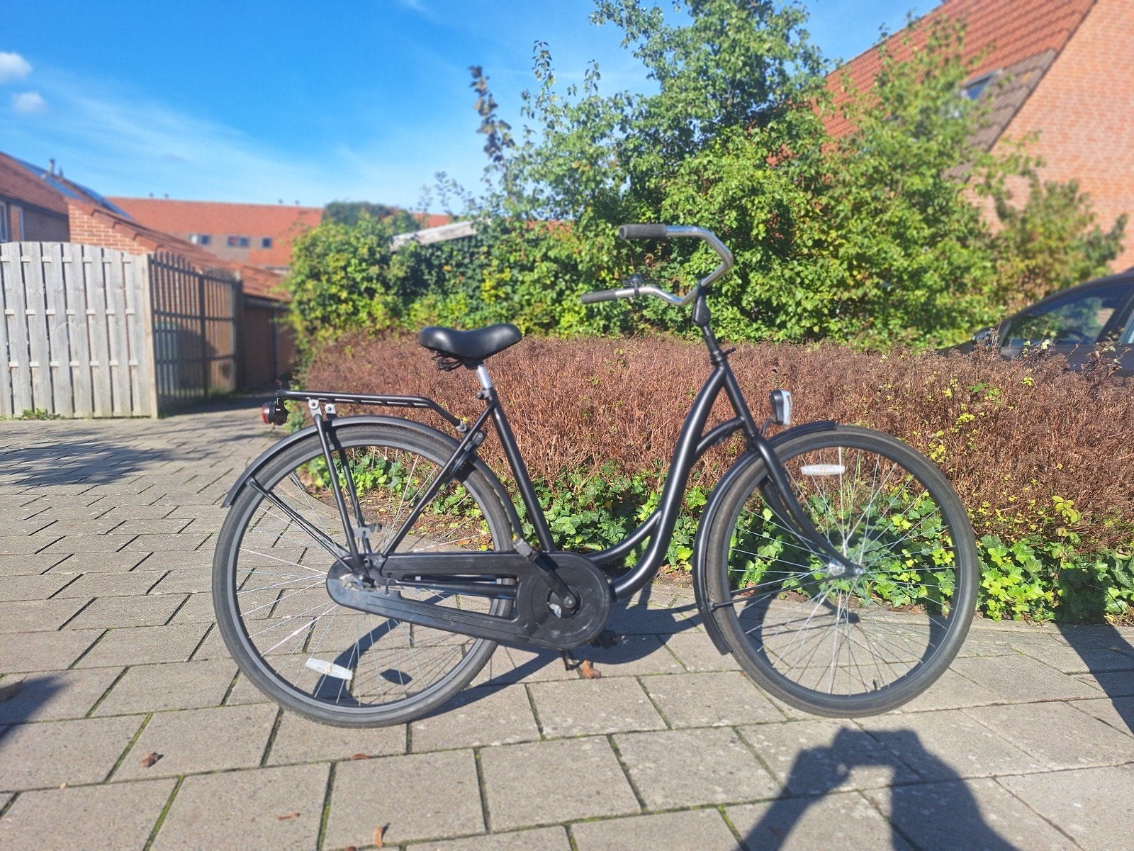 nette en goede 28 inch damesfiets slot enz, Fietsen en Brommers, Terugtraprem, Ophalen, Overige merken, 53 tot 56 cm