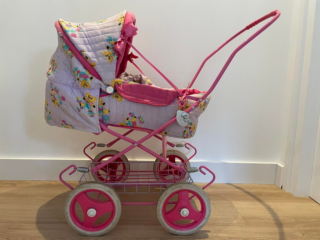 retro poppenwagen, Ophalen, Gebruikt, Babypop