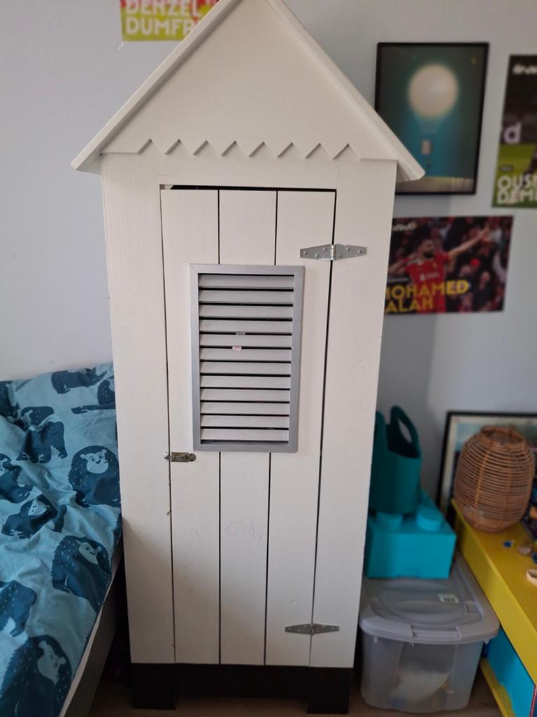 Twee leuke strandhuisjes kasten, Ophalen, 50 tot 100 cm, 150 tot 200 cm, Speels, strandhuisje, kinderkamer