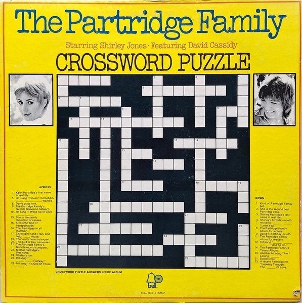 LP - The Partridge Family ‎– Crossword Puzzle, LP, Gebruikt, Tv-soundtrack, Ophalen of Verzenden