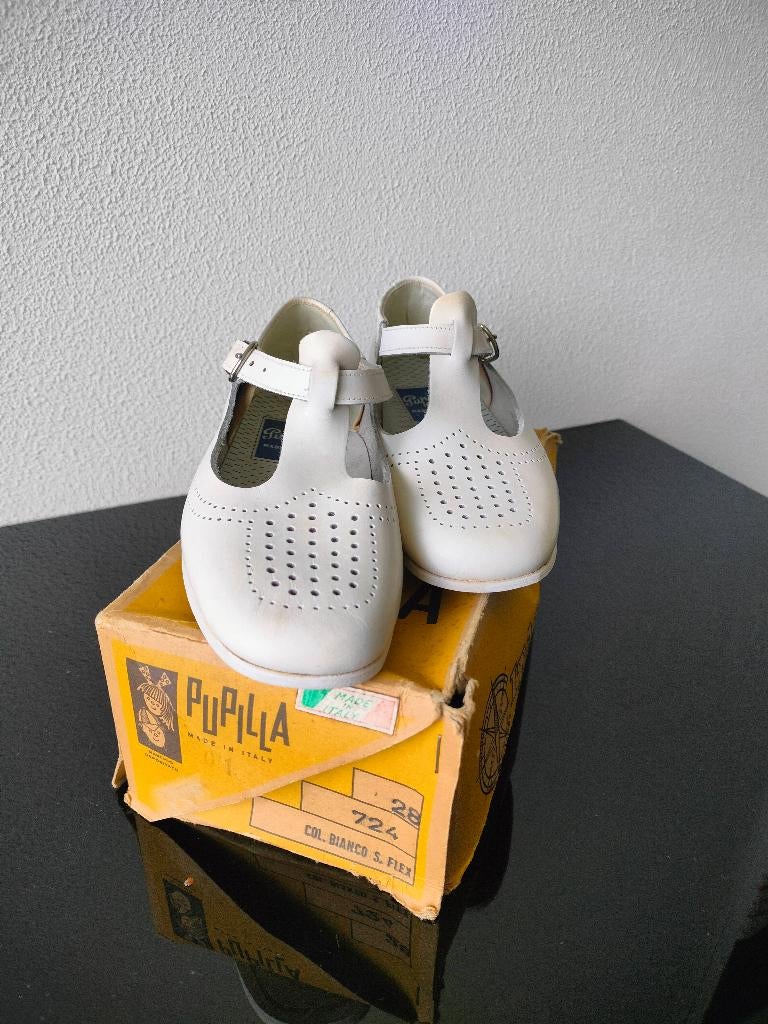 Schoen Meisje Communie 1950 Italië Pupilla maat 28 Doos, Kinderen en Baby's, Kinderkleding | Schoenen en Sokken, Verzenden, Meisje
